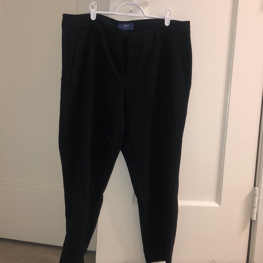 OLD NAVY UNWORN black trousers 12/14